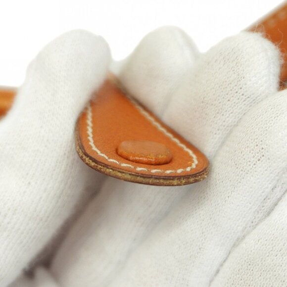 HERMES Shoulder Bag Evelyn TPM Epsom Cognac Engraved Brown - Picture 9 of 13